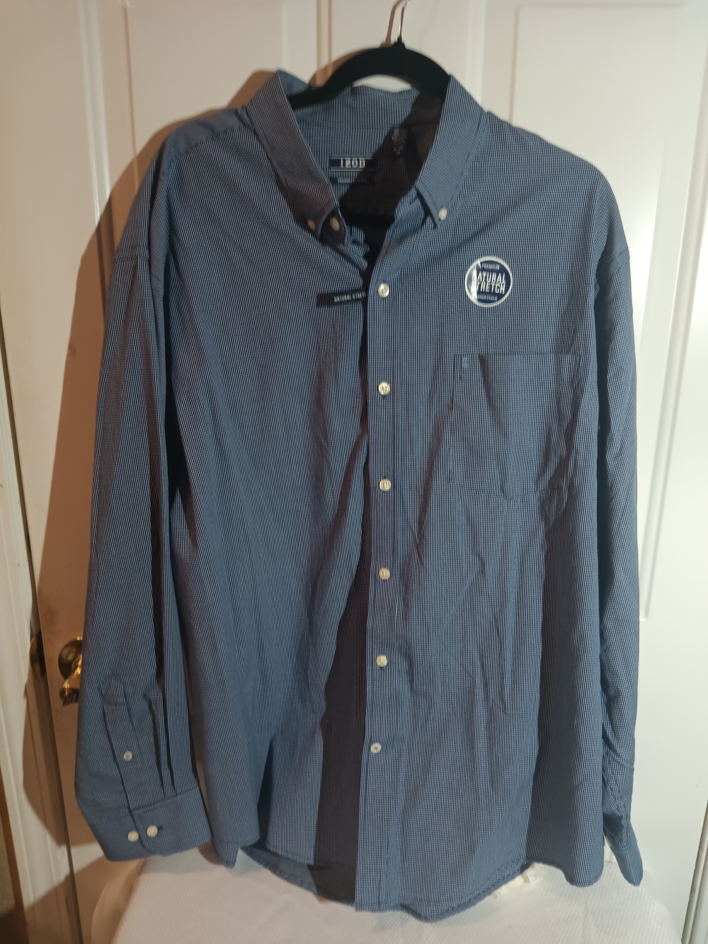 Izod Men's Natural Stretch New Checkered Shirt